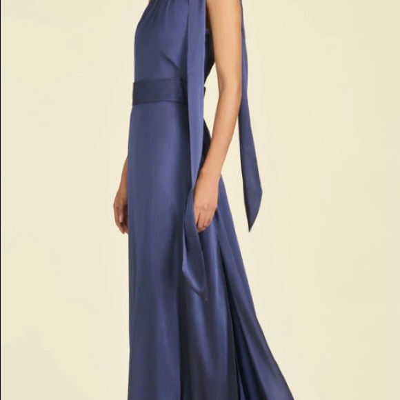 Sachin & Babi, Kayla Gown - Deep Cobalt. - Picture 3 of 5